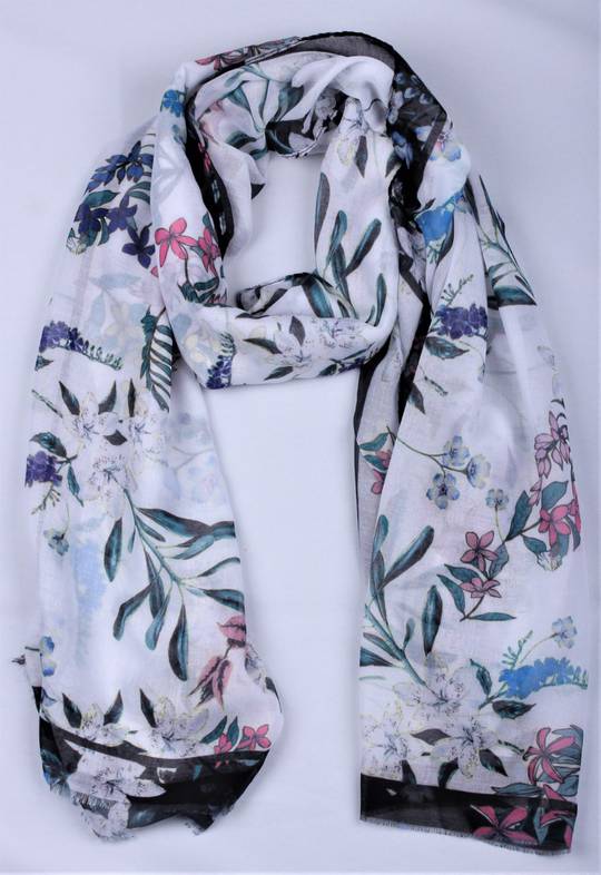 Alice & Lily printed scarf white Style : SC/4805WHT